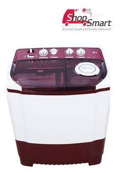LG 6.8 Kg Semi Automatic Top Load Washing Machine (P7853R3S Burgundy)