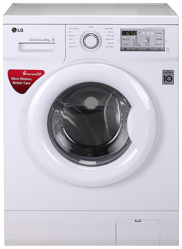 

LG 6 kg Fully Automatic Front Load Washing machine - FH0H3NDNL02 White