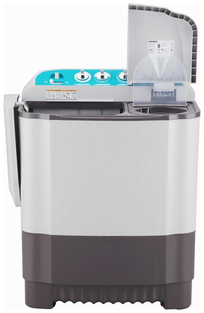 

LG 6 kg Semi Automatic Top Load Washer with dryer - P6001RG Black White