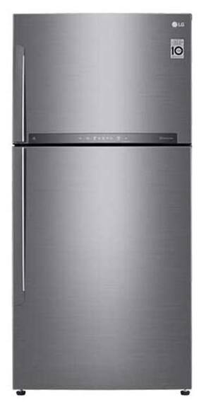 LG 630 L Double Door Refrigerator (GR-H812HLHU Shiny Steel)