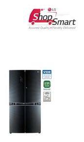 LG 687 L Side By Side Refrigerator (GC-B247SCUV Daffodil White)