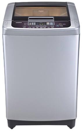 LG 7.5 Kg Fully Automatic Top Load Washing Machine (T8567TEELR Free Silver/Wine Black)