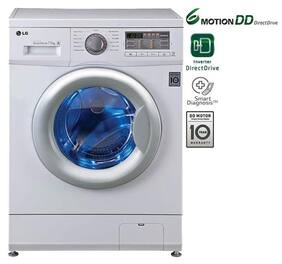 LG 7.5 Kg Fully Automatic Front Load Washing Machine (FH0B8EDL21 White)