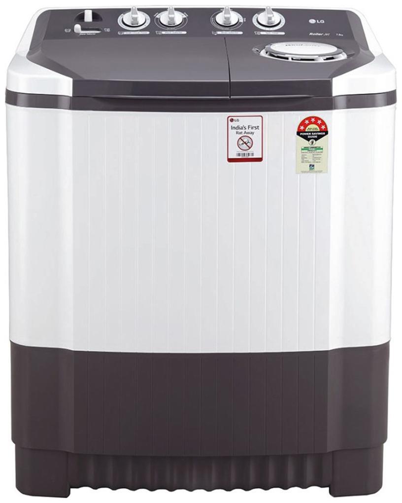 

LG 7 5 kg Semi Automatic Top Load Washer with dryer - P7530SGAZ White Grey