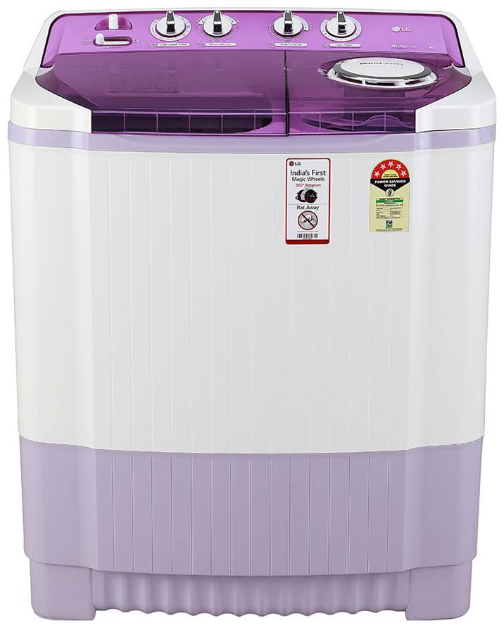 

LG 7 5 kg Semi Automatic Top Load Washing machine - P7535SMMZ Mauve