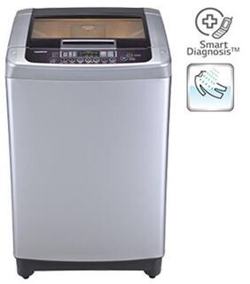 LG 7 Kg Fully Automatic Top Load Washing Machine (T8067TEDLR Free Silver/Wine Black)