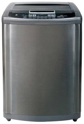 LG 7 kg Fully Automatic Top Load Washing Machine (T8067TEEL5 Stainless Silver)