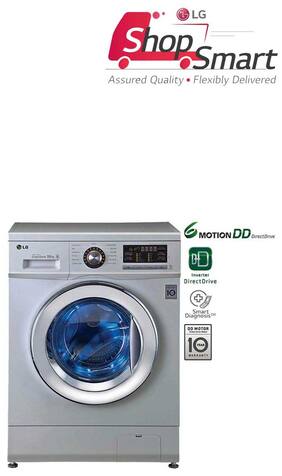 LG 7 Kg Fully Automatic Front Load Washing Machine (FH296HDL24 Luxary Silver)