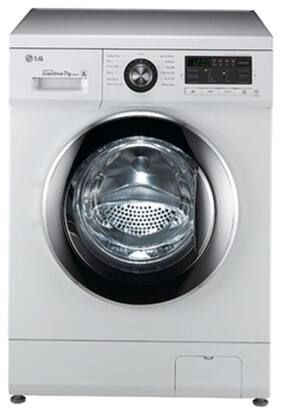 LG 7 kg Fully Automatic Front Load Washing Machine (F1296QD23 White)