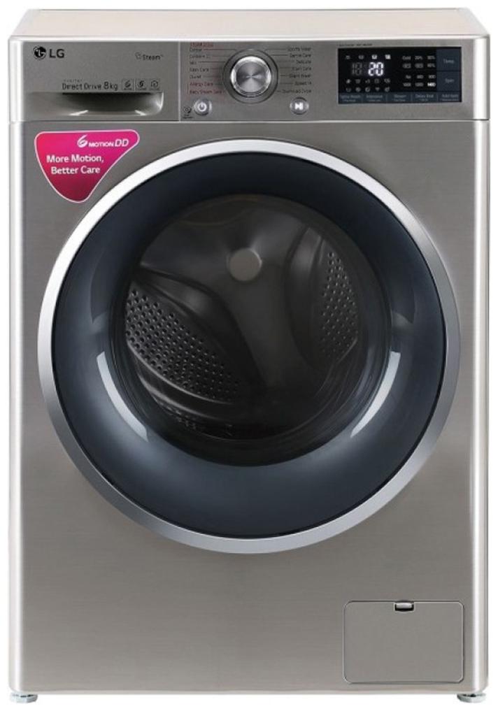 

LG 8 kg Fully automatic front load Washing machine - FHT1408SWS Grey
