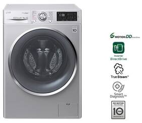 LG 8 Kg Fully Automatic Front Load Washing Machine (FH4U2TDHP4N Luxury Silver)