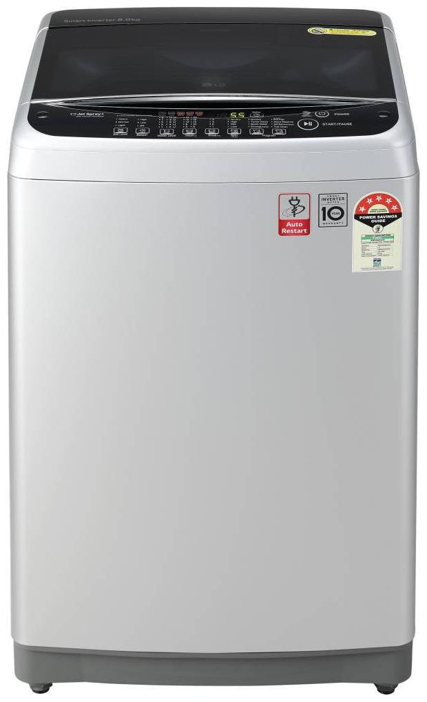 

LG 8 Kg Fully automatic top load Washing machine - T80SJFS1Z Silver