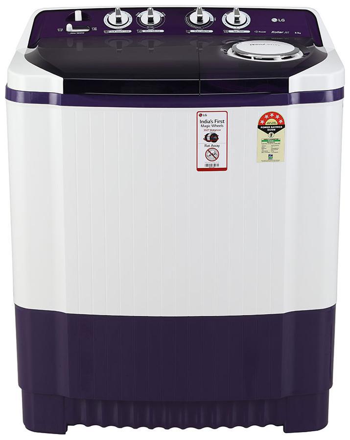 

LG 8 kg Semi Automatic Top Load Washing machine - P8035SPMZ Purple