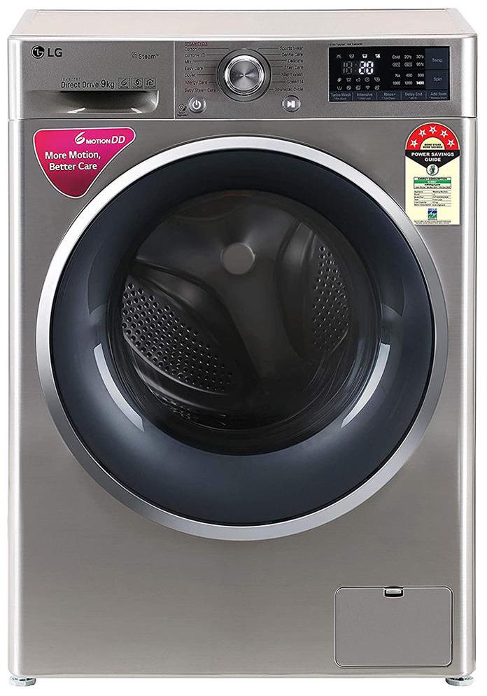 

LG 9 kg Fully Automatic Front Load Washing machine - FHT1409ZWS Grey