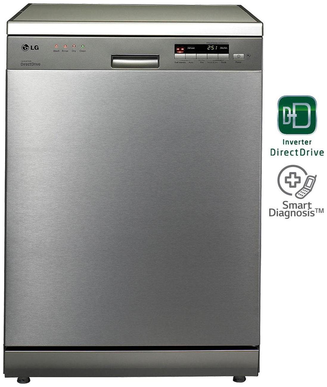 LG D1452CF Free Standing 14 Place Settings Dishwasher