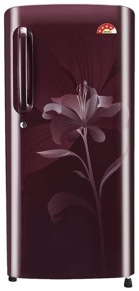 LG Direct Cool 215 L Single Door Refrigerator (GL-B221ASLS Scarlet Lily)