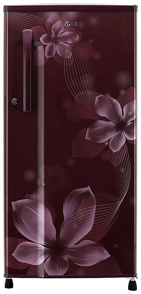 

LG 188 L 4 star Direct cool Refrigerator - GL-B191KSOX Red