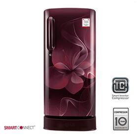 LG Direct Cool 190 L Single Door Refrigerator (GL-D201ASDX Scarlet Dazzle)