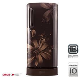 LG Direct Cool 190 L Single Door Refrigerator (GL-D201AHAW Hazel Aster)