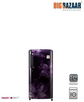 LG Direct Cool 190 L Single Door Refrigerator (GL-B201APOX Purple Orchid)