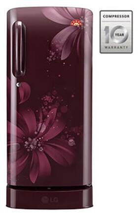 LG Direct Cool 215 L Single Door Refrigerator (gl-D221ASAN Scarlet Aster)