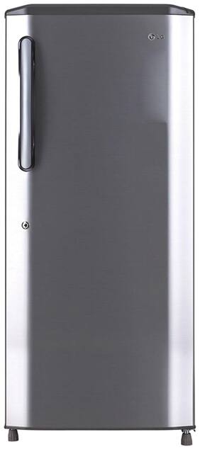 LG Direct Cool 215 L Single Door Refrigerator (GL-B225BPZL Shiny Steel)