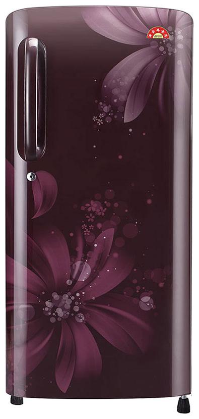 LG 190 ltr 3 star Direct cool Refrigerator GL B201ASAW , Scarlet aster