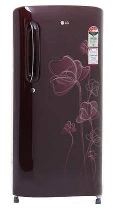 LG Direct Cool 190 L Single Door Refrigerator (GL-B201ASHP Scarlet Heart)