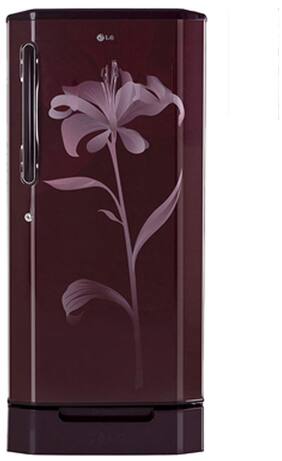 LG Direct Cool 215 L Single Door Refrigerator (GL-D225BSLL Scarlet Lily)