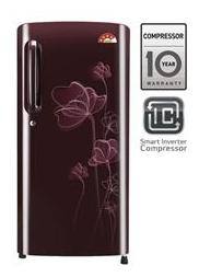 LG Direct Cool 190 L Single Door Refrigerator (GL-B201ASHI Scarlet Heart)