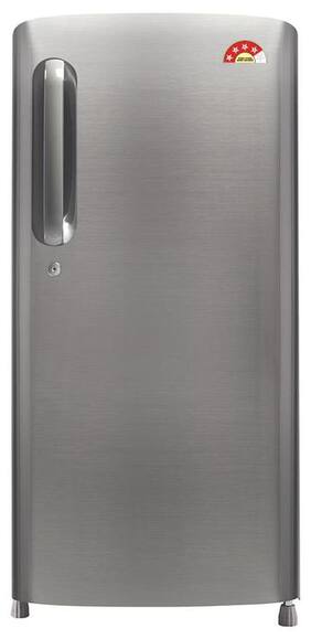 LG Direct Cool 190 L Single Door Refrigerator (GL-B201APZL Shiny Steel)