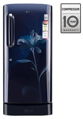 LG Direct Cool 215 L Single Door Refrigerator (GL-D221AMLL Marine Lily)