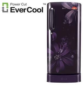 LG Direct Cool 190 L Single Door Refrigerator (GL-D201APAZ Purple Aster)