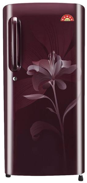 LG Direct Cool 235 L Single Door Refrigerator (GL-B241ASLT Scarlet Lily)