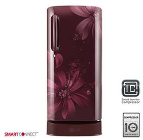 LG Direct Cool 190 L Single Door Refrigerator (GL-D201ASAW Scarlet Aster)
