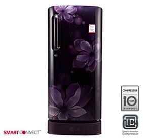 LG Direct Cool 190 L Single Door Refrigerator (GL-D201APOX Purple Orchid)