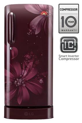 LG Direct Cool 235 L Single Door Refrigerator (GL-D241ASAI Scarlet Aster)