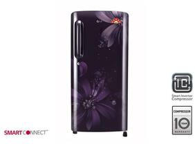LG Direct Cool 190 L Single Door Refrigerator (GL-B201APAW Purple Aster)