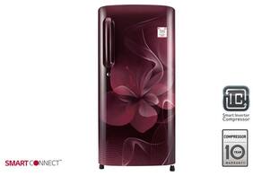 LG Direct Cool 190 L Single Door Refrigerator (GL-B201ASDX Scarlet Dazzle)