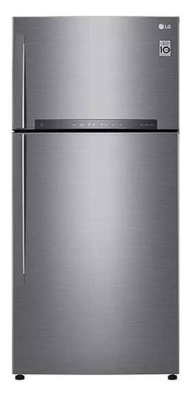 LG Door Cooling 511 L Double Door Refrigerator (GN-H602HLHU Shiny Steel)