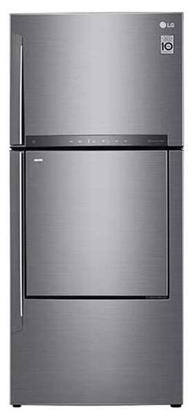 LG Door Cooling 444 L Double Door Refrigerator (GC-D432HLHU Shiny Steel)