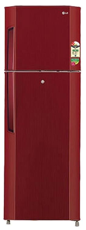 LG Frost Free 240 L Double Door Refrigerator (GL-B252VMGY(BB) Red)