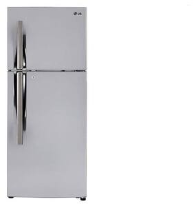 LG Frost Free 260 L Double Door Refrigerator (GL-I292RPZY Shiny Steel)