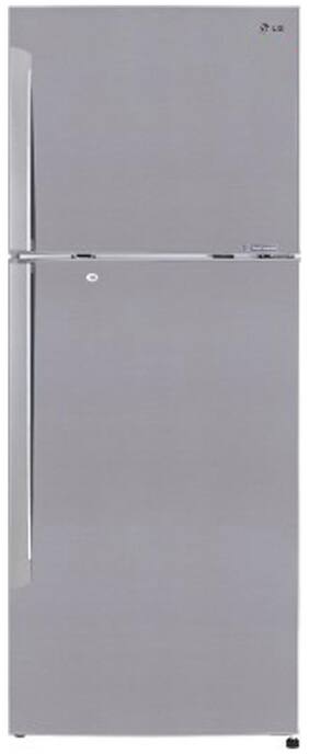 LG Frost Free 420 L Double Door Refrigerator (GL-M472QPZL Shiny Steel)
