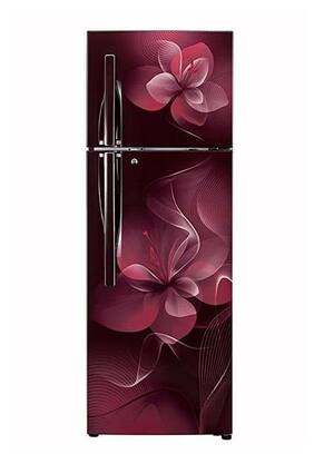 LG Frost Free 284 L Double Door Refrigerator (GL-T302RSDX Scarlet Dazzle)