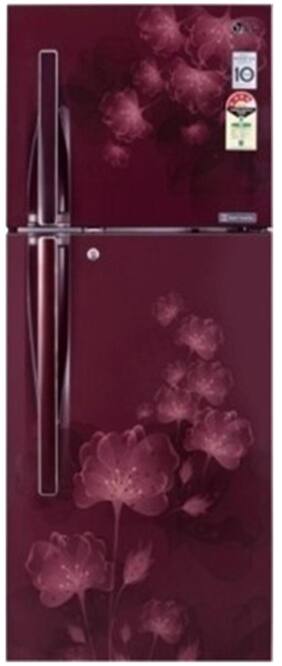 LG Frost Free 255 L Double Door Refrigerator (GL-F282RSFL Scarlet Florid)