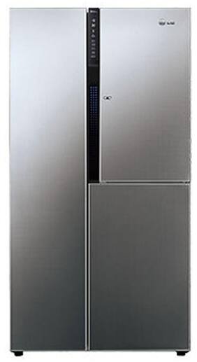 LG Frost Free 679 L Side By Side Refrigerator (GC-M237JSNV Nobel Steel)