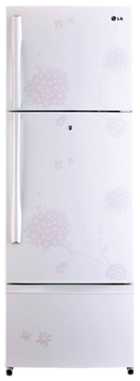 LG Frost Free 377 L Triple Door Refrigerator (GL-M393YPJX(BW) Bouquet White)