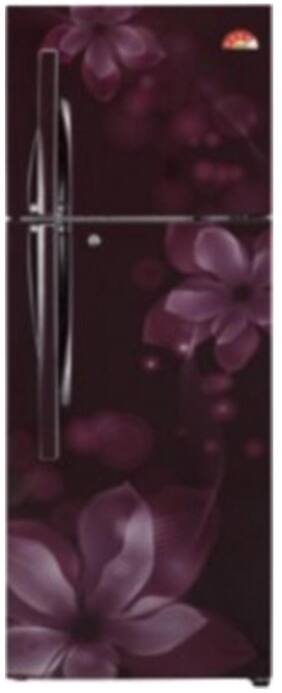 LG Frost Free 284 L Double Door Refrigerator (GL-U302JSOL Scarlet Orchid)