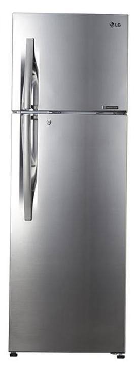 LG Frost Free 360 L Double Door Refrigerator (GL-R402JPZN Shiny Steel)